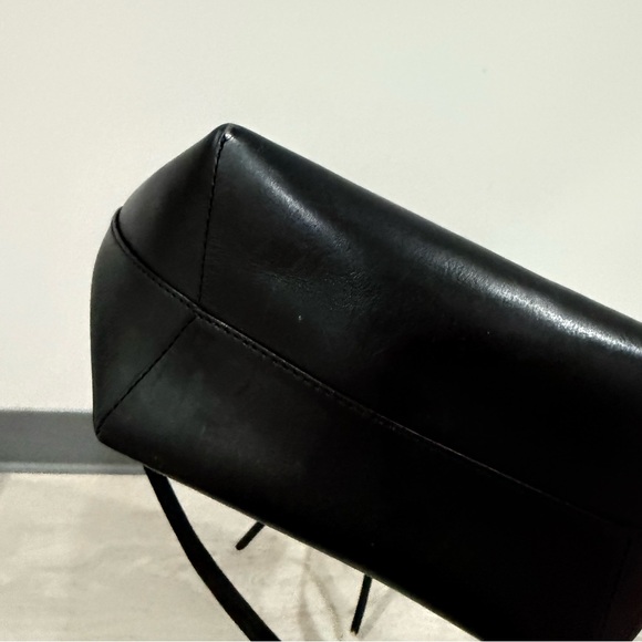 Mansur Gavriel Bucket Bag Ballerina in Black Leather - Picture 9 of 12